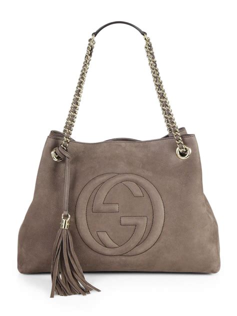 grey gucci baby bag|authentic Gucci shoulder bag.